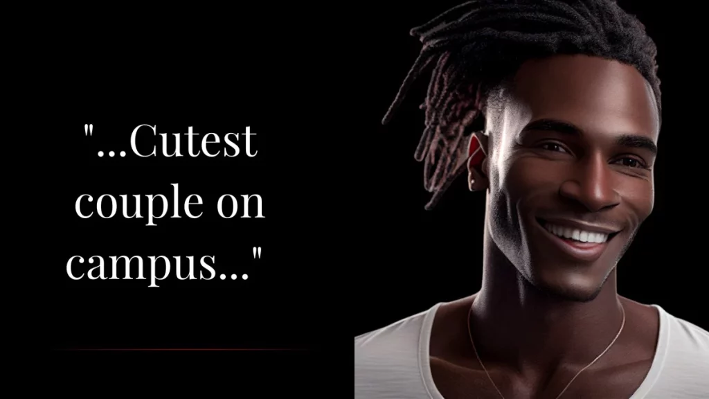 Portrait of a smiling, young handsome African man with dreadlocks